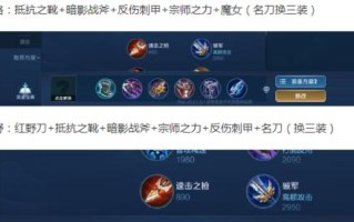 南瓜宫本出装铭文攻略（掌握南瓜宫本最强装备和铭文搭配，成为绝世忍者）