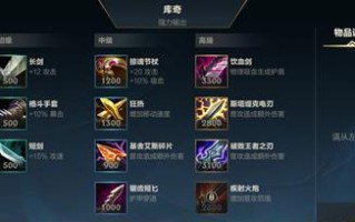 《库奇出装峡谷攻略大全》（一站式指南带你解析库奇的最佳装备选择）
