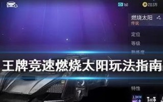 王牌竞速特异点情报一览（探秘游戏世界，玩转竞速特技）